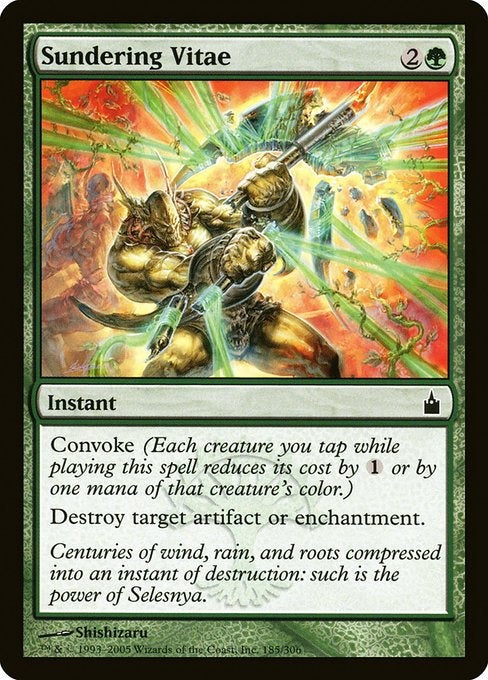 Card #  RAV 185 Sundering Vitae Ravnica: City of Guilds