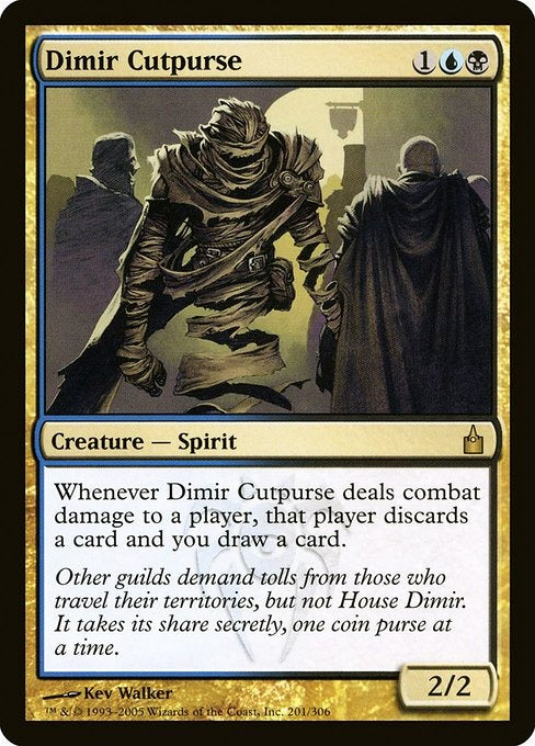 Card #  RAV 201 Dimir Cutpurse Ravnica: City of Guilds
