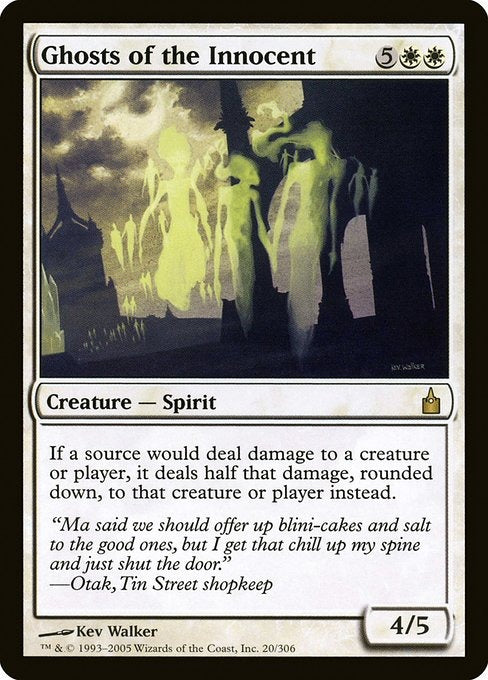 Card #  RAV 20 Ghosts of the Innocent Ravnica: City of Guilds
