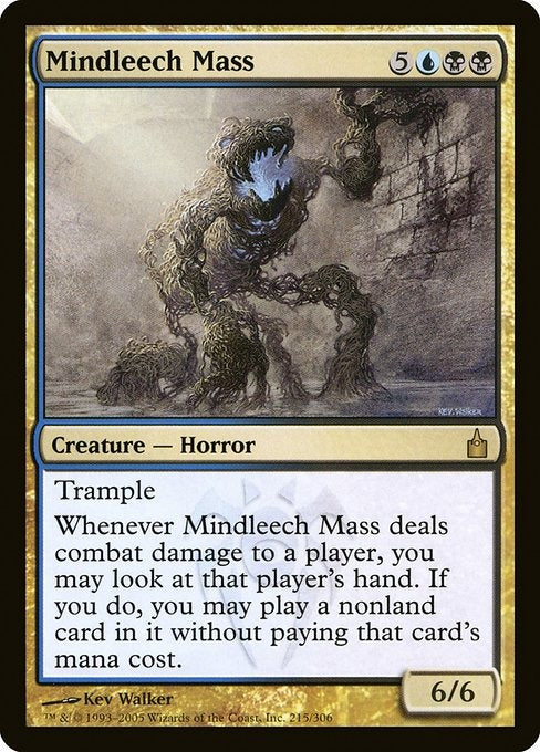 Card #  RAV 215 Mindleech Mass Ravnica: City of Guilds