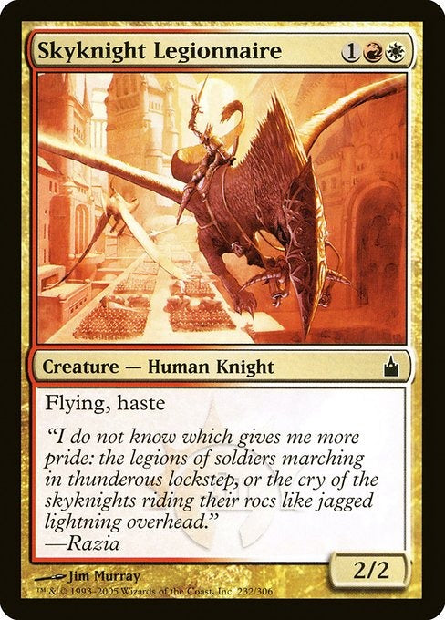 Card #  RAV 232 Skyknight Legionnaire Ravnica: City of Guilds