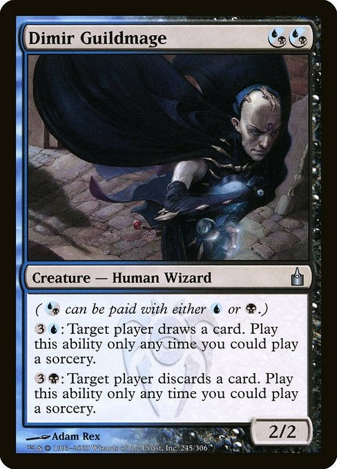 Card #  RAV 245 Dimir Guildmage Ravnica: City of Guilds