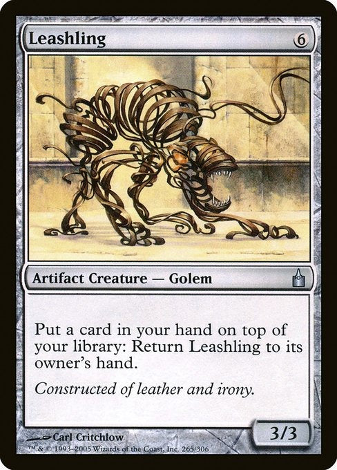 Card #  RAV 265 Leashling Ravnica: City of Guilds