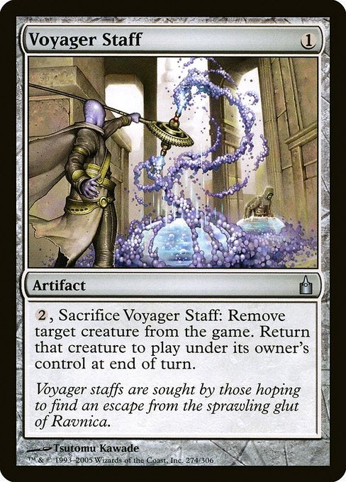 Card #  RAV 274 Voyager Staff Ravnica: City of Guilds