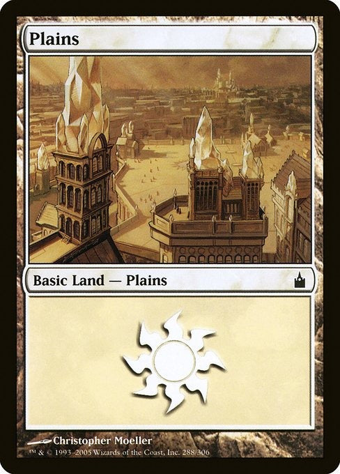 Card #  RAV 288 Plains Ravnica: City of Guilds