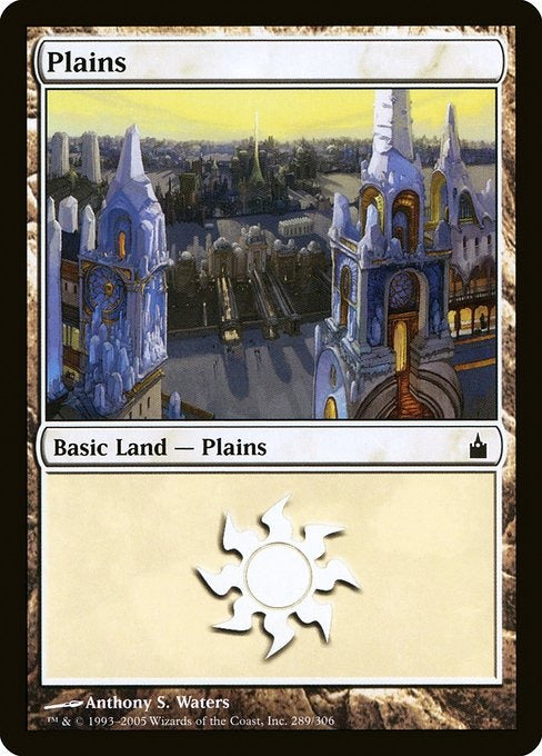 Card #  RAV 289 Plains Ravnica: City of Guilds