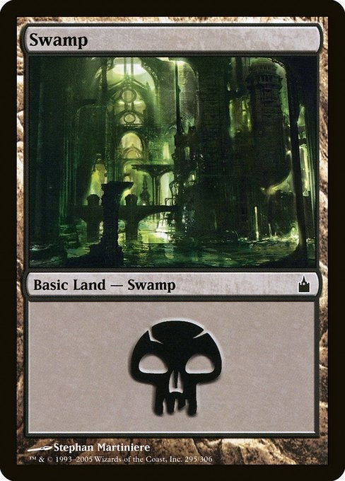Card #  RAV 295 Swamp Ravnica: City of Guilds