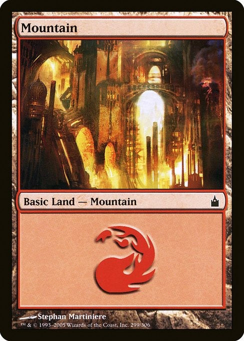 Card #  RAV 299 Mountain Ravnica: City of Guilds