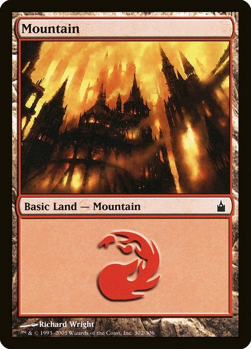 Card #  RAV 302 Mountain Ravnica: City of Guilds