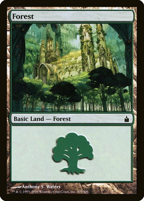 Card #  RAV 305 Forest Ravnica: City of Guilds
