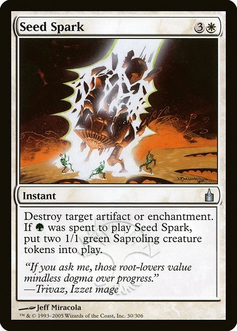 Card #  RAV 30 Seed Spark Ravnica: City of Guilds