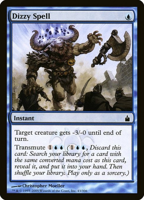 Card #  RAV 43 Dizzy Spell Ravnica: City of Guilds