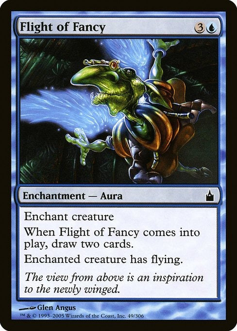 Card #  RAV 49 Flight of Fancy Ravnica: City of Guilds