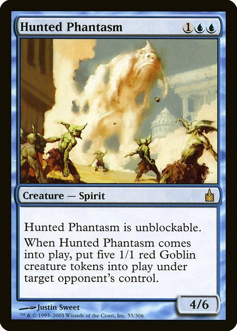 Card #  RAV 55 Hunted Phantasm Ravnica: City of Guilds