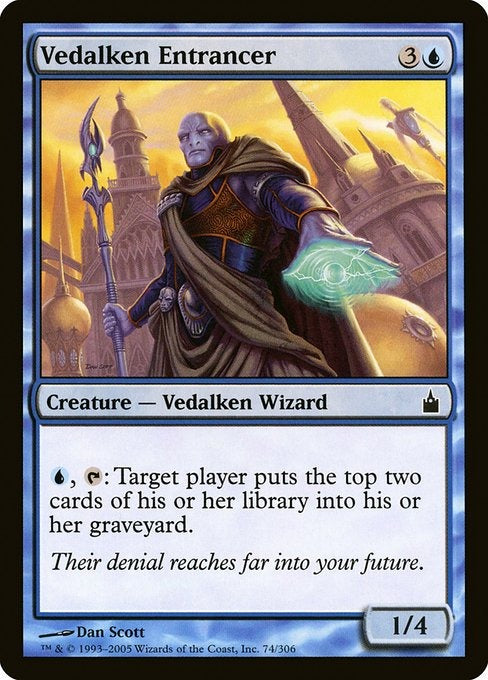 Card #  RAV 74 Vedalken Entrancer Ravnica: City of Guilds
