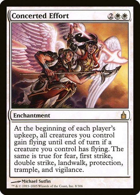 Card #  RAV 8 Concerted Effort Ravnica: City of Guilds