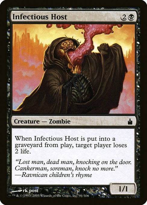 Card #  RAV 91 Infectious Host Ravnica: City of Guilds