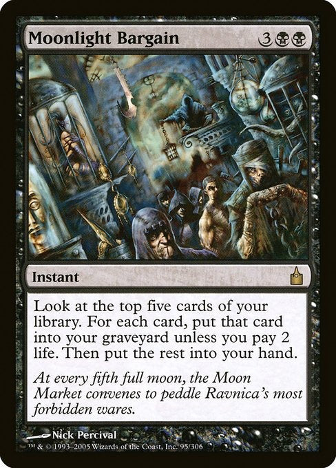 Card #  RAV 95 Moonlight Bargain Ravnica: City of Guilds