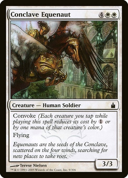Card #  RAV 9 Conclave Equenaut Ravnica: City of Guilds