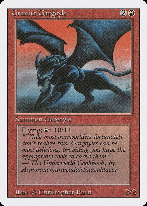 Granite Gargoyle Revised Edition Card # 156