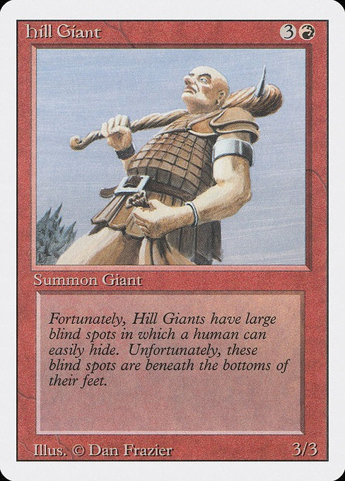 Hill Giant Revised Edition Card # 158