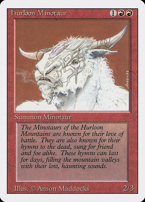 Hurloon Minotaur Revised Edition Card # 159
