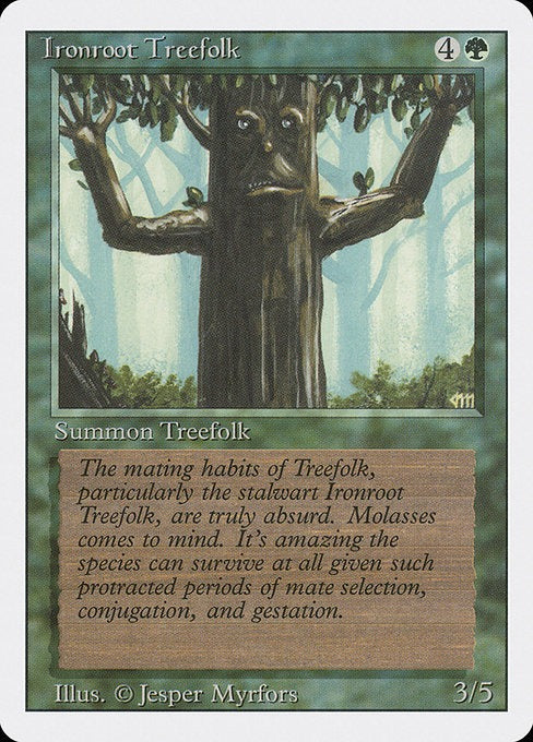 Ironroot Treefolk Revised Edition Card # 204