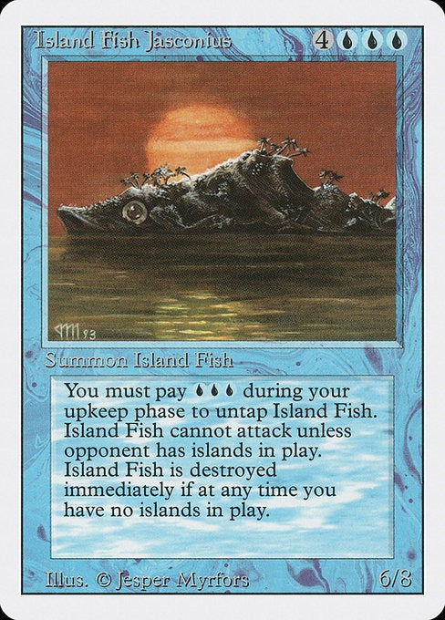 Island Fish Jasconius Revised Edition Card # 61