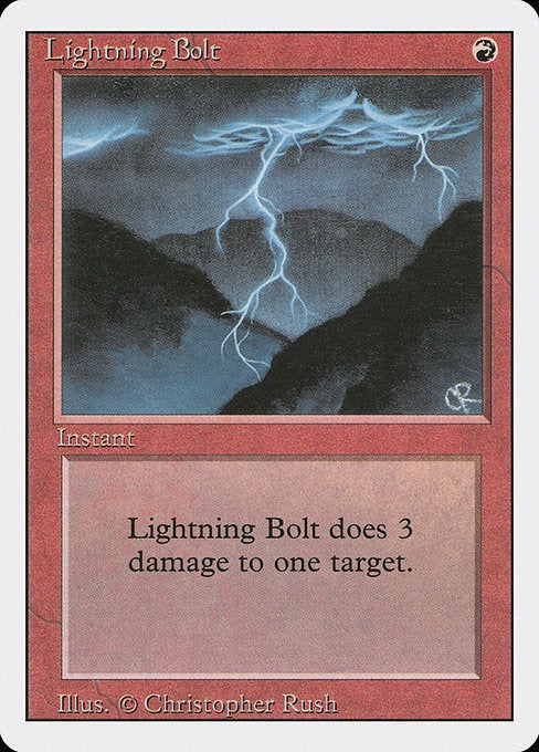 Lightning Bolt Revised Edition Card # 162