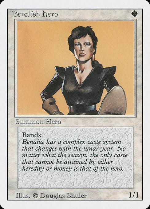 Benalish Hero Revised Edition Card # 4