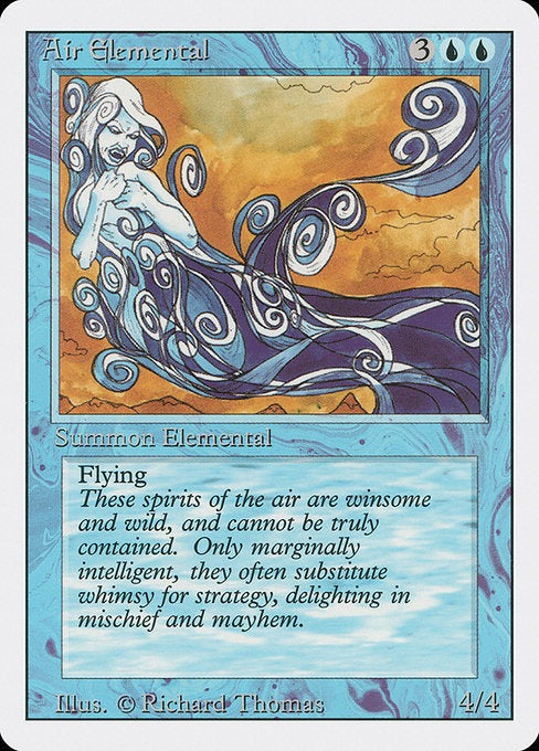 Air Elemental Revised Edition Card #  47