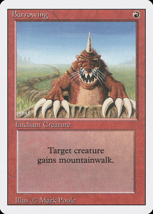 Burrowing Revised Edition Card # 140