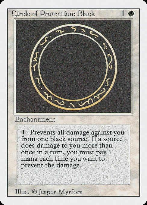 Circle of Protection: Black Revised Edition Card # 9