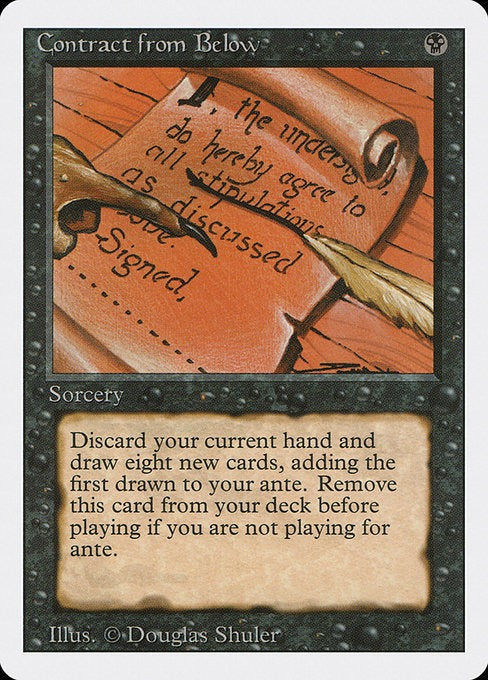 Contract from Below Revised Edition Card # 97
