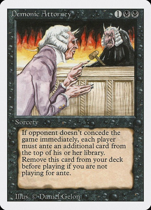 Demonic Attorney Revised Edition Card # 103