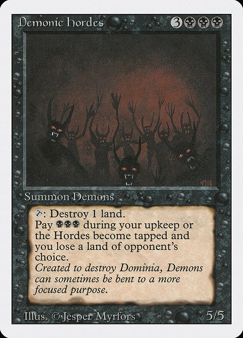 Demonic Hordes Revised Edition Card # 104