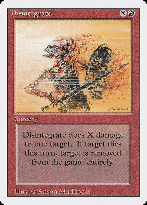 Disintegrate Revised Edition Card # 142