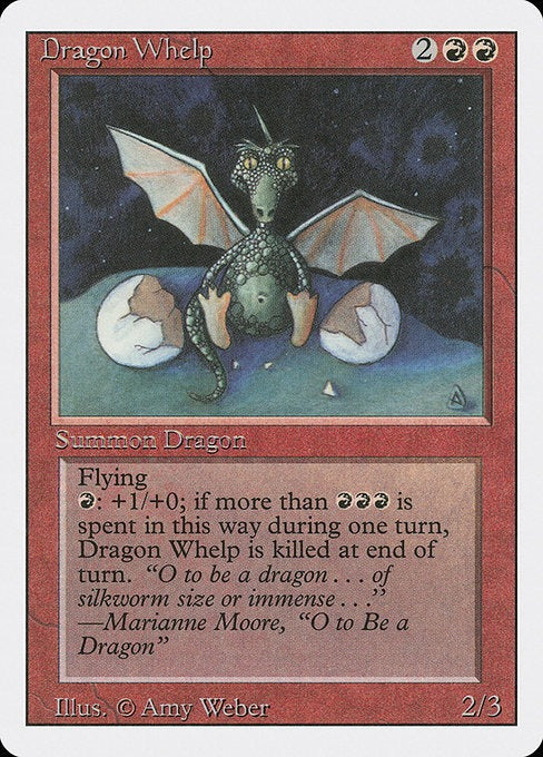 Dragon Whelp Revised Edition Card # 143