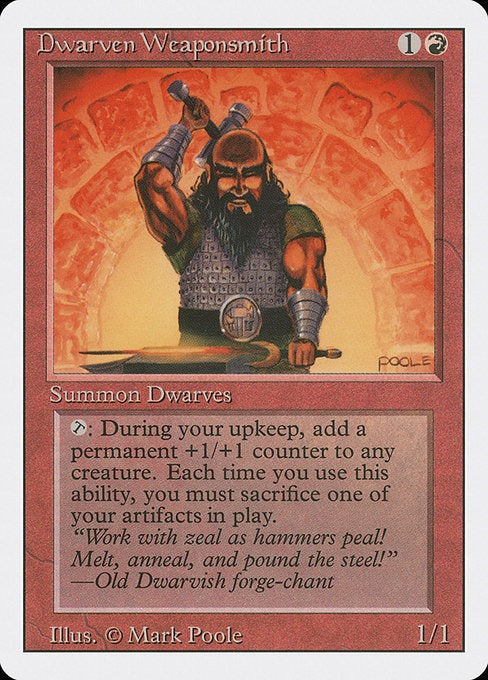 Dwarven Weaponsmith Revised Edition Card # 145