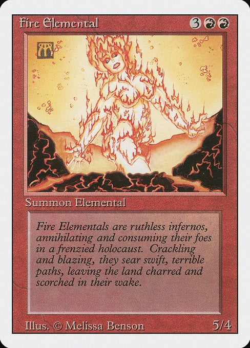 Fire Elemental Revised Edition Card # 149