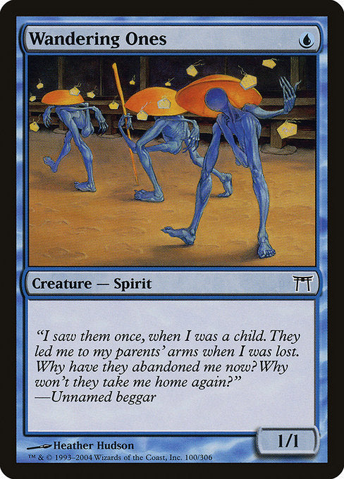 Card #  CHK 100 Wandering Ones Champions of Kamigawa