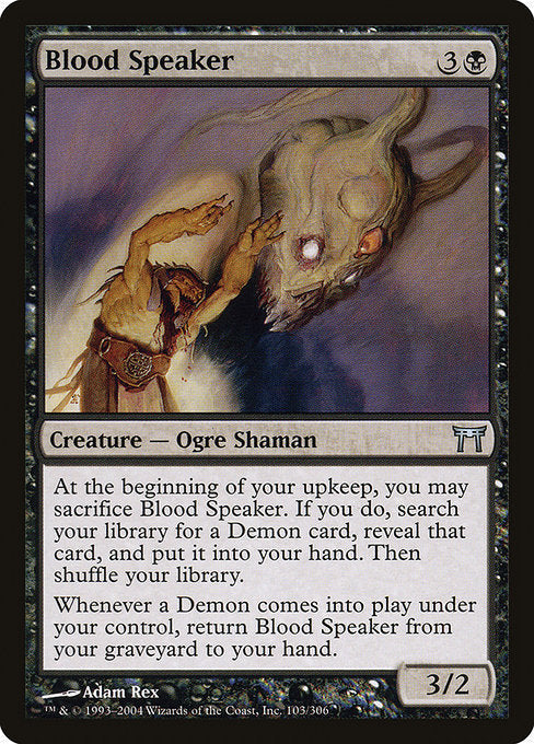 Card #  CHK 103 Blood Speaker Champions of Kamigawa