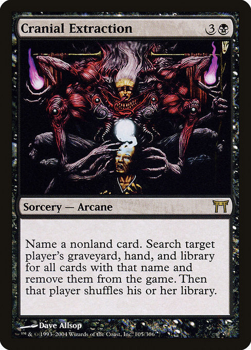 Card #  CHK 105 Cranial Extraction Champions of Kamigawa