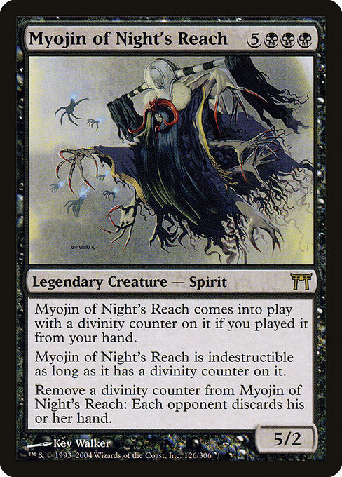 Card #  CHK 126 Myojin of Night's Reach Champions of Kamigawa