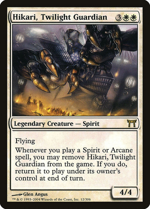Card #  CHK 012 Hikari, Twilight Guardian Champions of Kamigawa