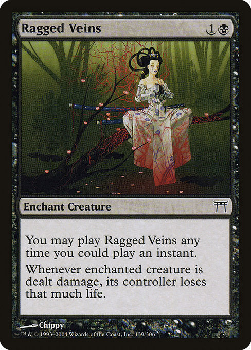 Card #  CHK 139 Ragged Veins Champions of Kamigawa