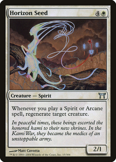 Card #  CHK 015 Horizon Seed Champions of Kamigawa