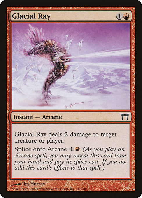 Card #  CHK 168 Glacial Ray Champions of Kamigawa
