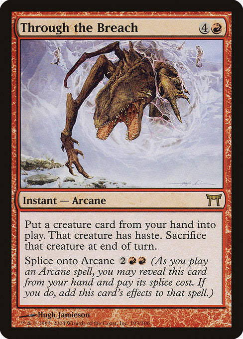 Card #  CHK 193 Through the Breach Champions of Kamigawa