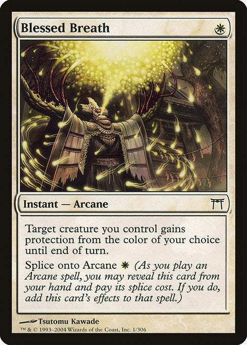 Card #  CHK 001 Blessed Breath Champions of Kamigawa